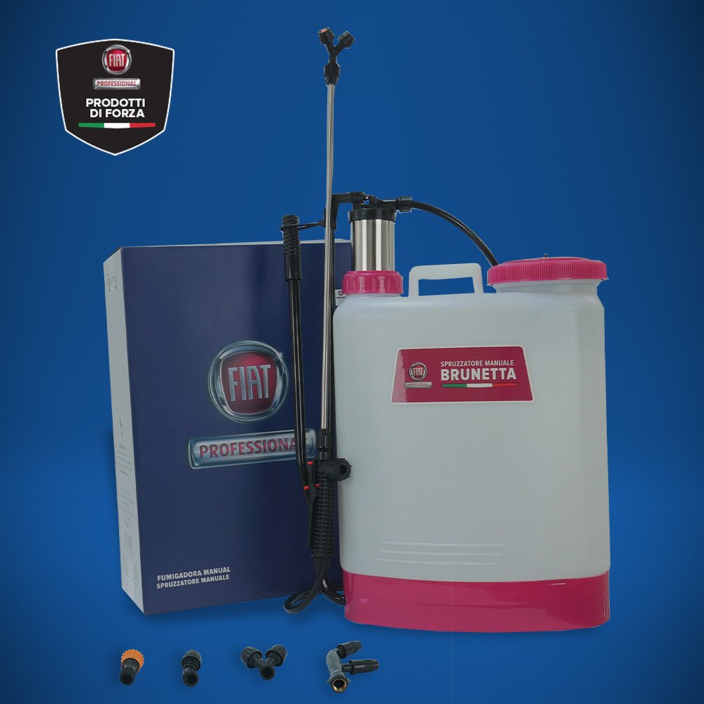 Pulverizador Manual FIAT NAUBER BRUNETTA - 20 L/ 43 PSI / Pistão