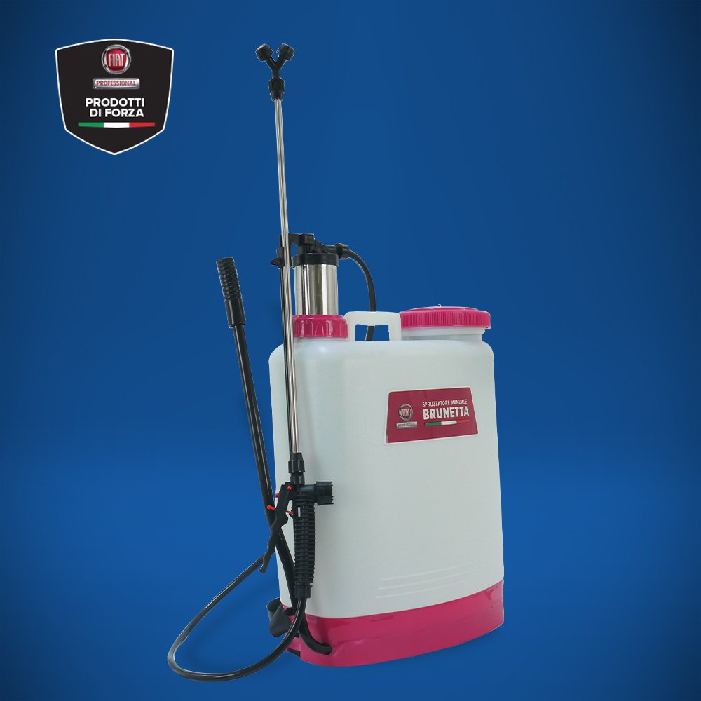 Pulverizador Manual FIAT NAUBER BRUNETTA - 20 L/ 43 PSI / Pistão