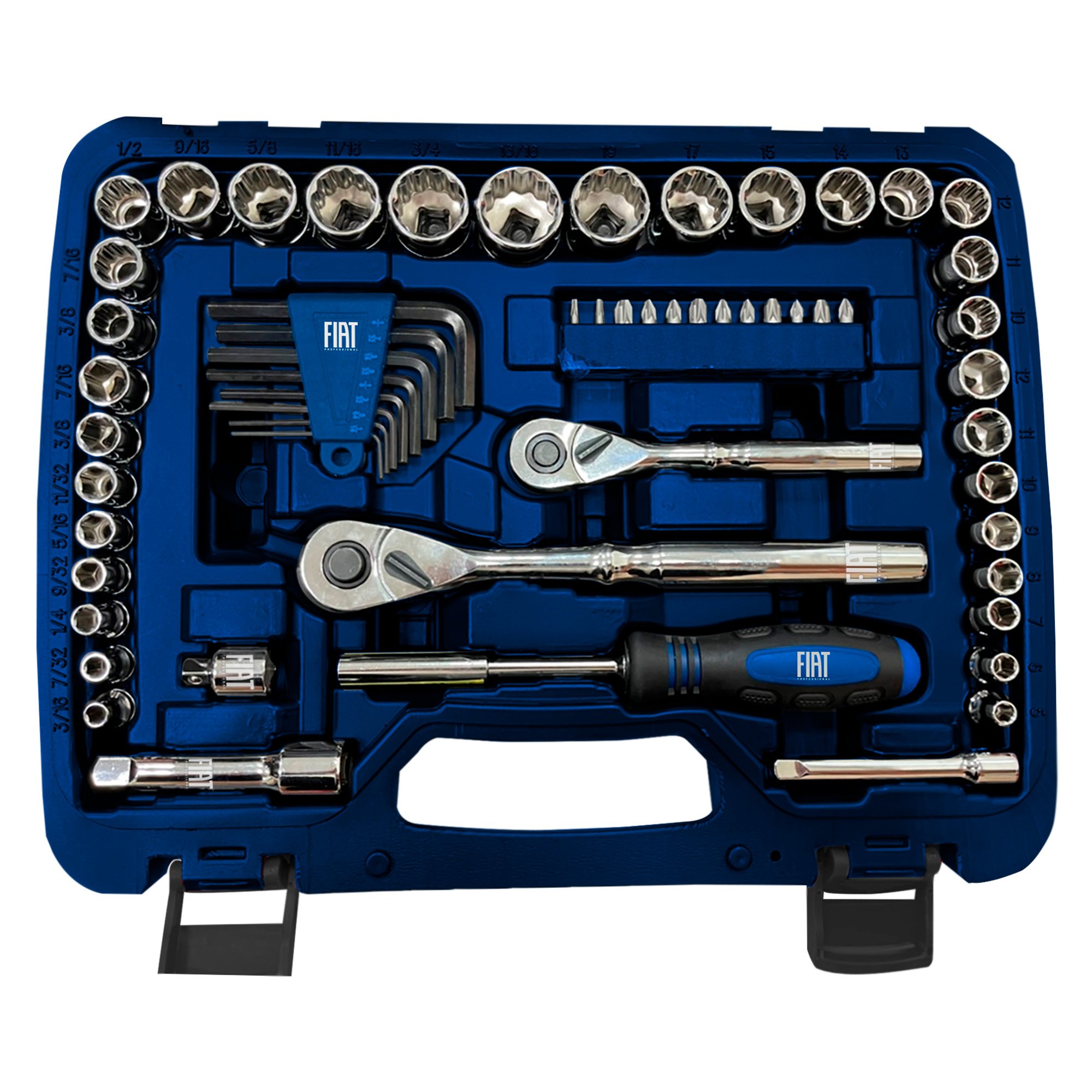 Kit Ferramentas OFICIAL FIAT CURIA 58 CROMO VANADIO - 58 peças